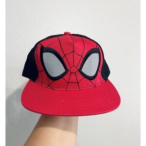 Marvel Spider-Man Youth Baseball Cap Red Adjustable Hat Kids OSFM